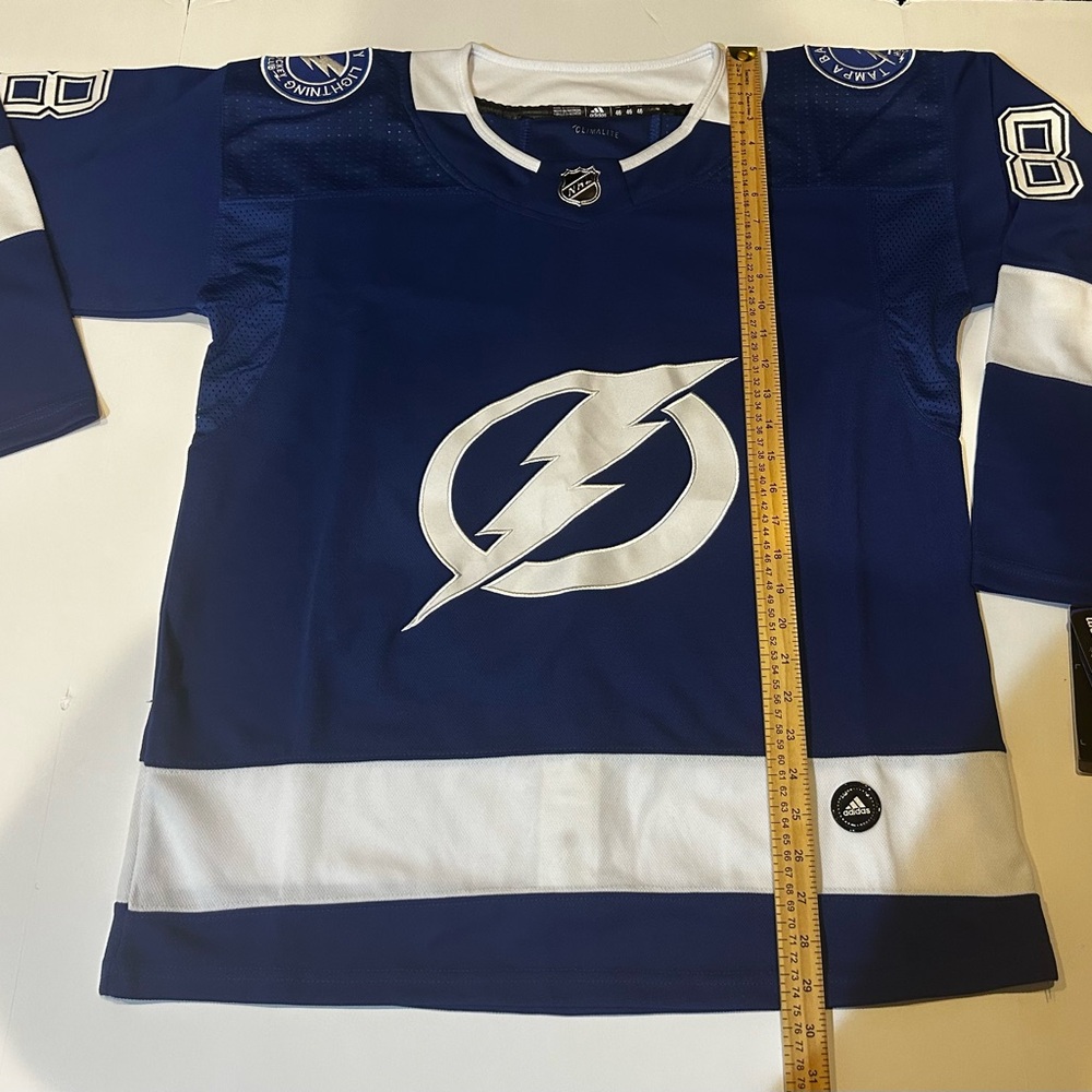 Andrei Vasilevskiy  Tampa Bay Lightning Blue Adidas Jersey- JSA COA Size M